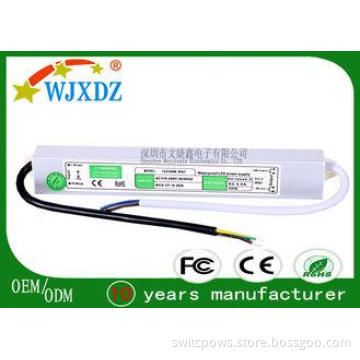 12 Volt 3A Waterproof OutdoorSwitching Power Supply 36W LED